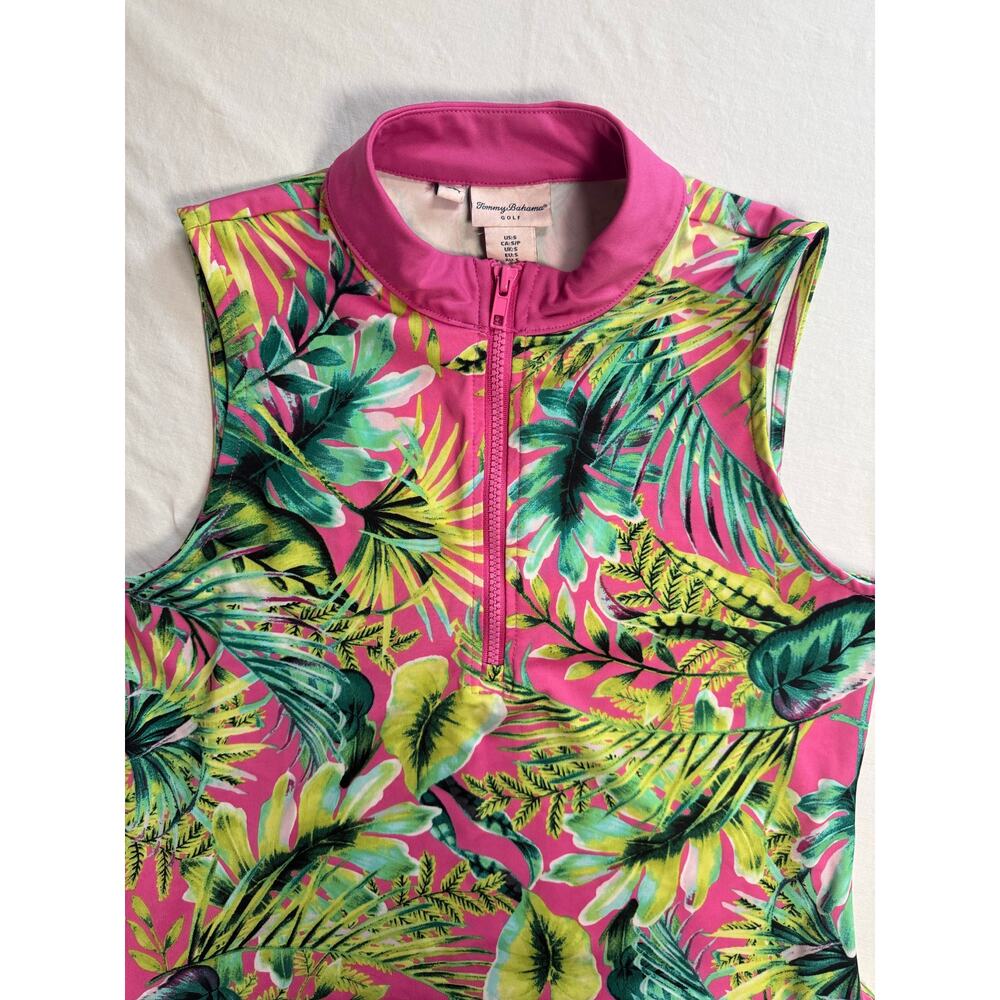Tommy Bahama Dress Womens Size S Pink Floral Tropical Golf Performance Stretchy - Picture 3 of 11